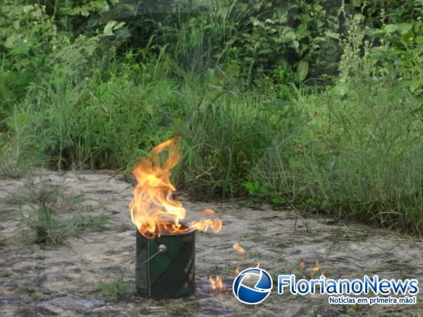 Bombeiros realizaram treinamento com equipe t&eacute;cnica e elenco da Paix&atilde;o de Cristo.(Imagem:FlorianoNews)