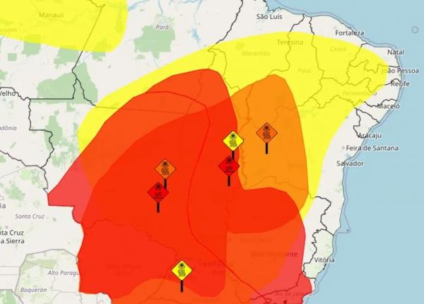 Sul do Piauí entra em alerta laranja e umidade do ar pode chegar a 12%