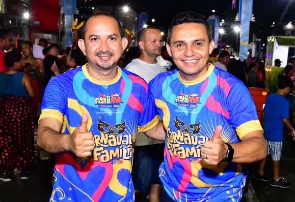 Vereadores marcam presença no Carnaval da Família na Princesa do Sul(Imagem:Reprodução/Instagram)