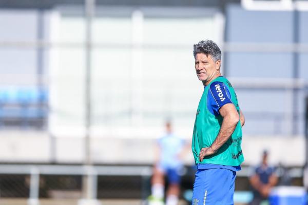 Renato Ga&uacute;cho, t&eacute;cnico do Gr&ecirc;mio.(Imagem:Lucas Uebel/Gr&ecirc;mio)