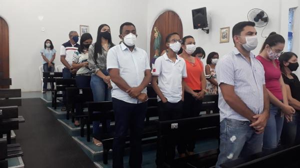 Fi&eacute;is da Igreja Cat&oacute;lica celebram a Quarta-Feira de Cinzas em Floriano(Imagem:FlorianoNews)