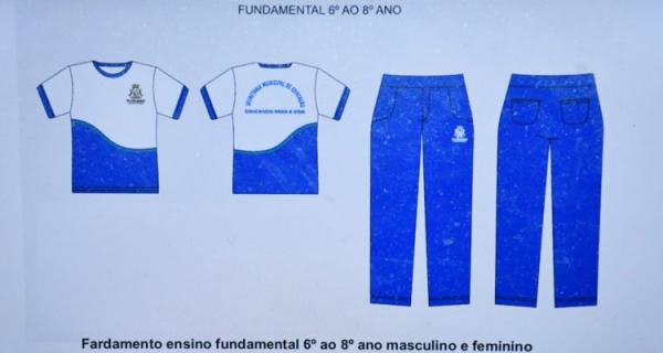 Educação de Floriano apresenta novo fardamento escolar(Imagem:Secom)