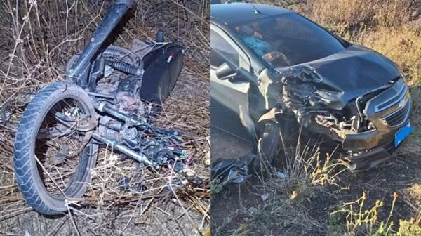 Motociclista morre em colisão frontal com carro na BR-316, no Sul do Piauí