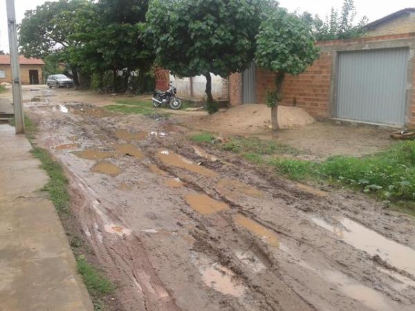 Morador do bairro Princesa do Sul volta a denunciar situa&ccedil;&atilde;o prec&aacute;ria da Rua Dr. Paulo Martins.(Imagem:Robson Pires Borges)