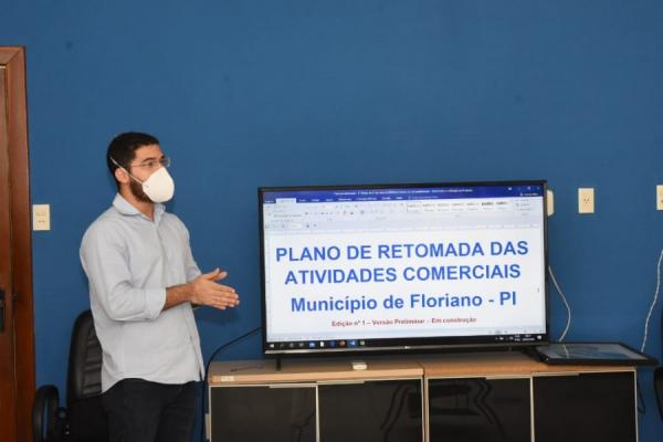 Município de Floriano discute Plano de Retomada das Atividades comerciais