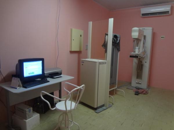Sala de mamografia do HTN &eacute; reformada para melhor comodidade.(Imagem:FlorianoNews)