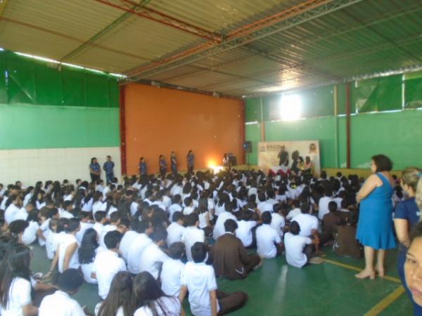  Escola Pequeno Pr&iacute;ncipe inicia atividades de anivers&aacute;rio em Floriano.(Imagem:FlorianoNews)