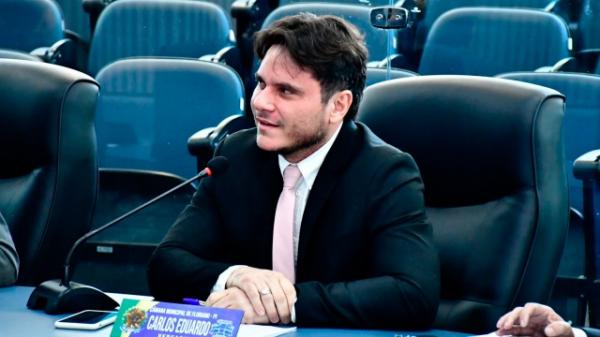 Vereador Carlos Eduardo cobra melhorias para a Creche Municipal Neuza Matos
