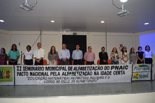 Professores de Floriano e Nazar&eacute; do Piau&iacute; participam do II Semin&aacute;rio do Pnaic.(Imagem:Waldemir Miranda)