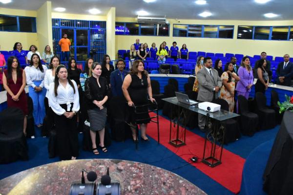 C&acirc;mara Municipal de Floriano homenageia advogados em sess&atilde;o solene.(Imagem:CMF)