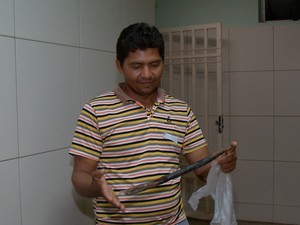 "Nasceu de novo", diz pai do garoto que teve galho alojado no peito no PI