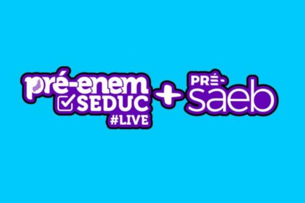 Pré-Enem + Pré-Saeb Seduc reforça preparação com aulas ao vivo no YouTube