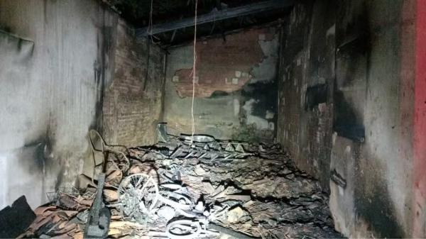 Incêndio destrói loja de peças de motos no interior do Piauí