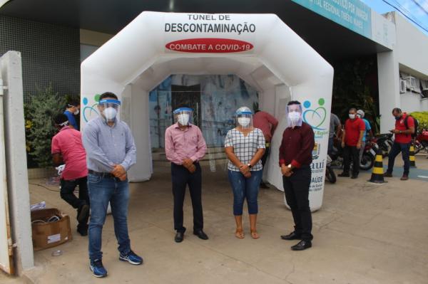 Minist&eacute;rio P&uacute;blico e Secretaria de Sa&uacute;de de Floriano visitam Tib&eacute;rio Nunes.(Imagem:Divulga&ccedil;&atilde;o)
