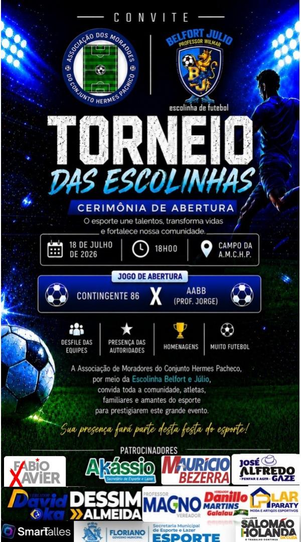 Associação de Moradores do Conjunto Hermes Pacheco promove Grande Torneio das Escolinhas em Floriano