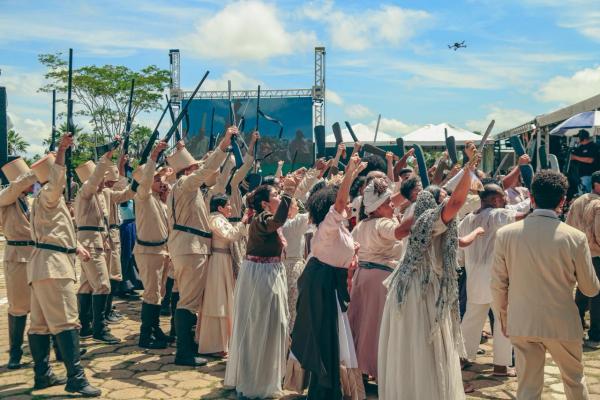 Espetáculo ?Os Viajantes do Tempo? emociona público e marca os 203 anos da Batalha do Jenipapo em Campo Maior(Imagem:João Allbert)