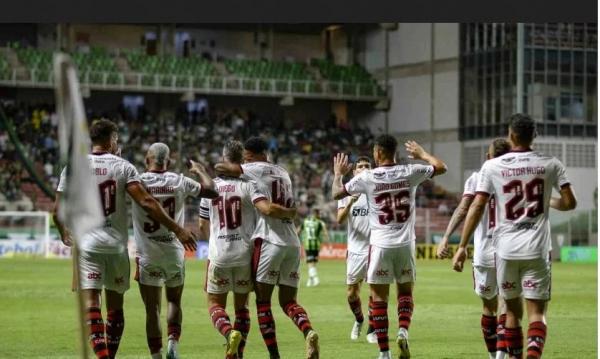Com time reserva, Flamengo vence o América-MG a uma semana da decisão