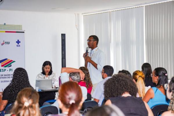 Servidores da Saúde de Floriano participam de oficina regional para qualificação dos indicadores da Atenção Primária(Imagem:Secom)