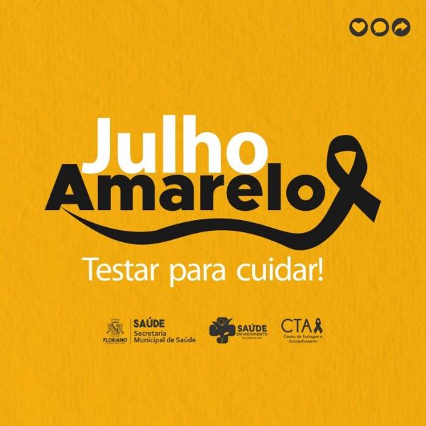 Floriano lança campanha "Julho Amarelo" contra hepatites virais