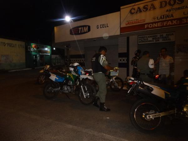 Polícia Militar realizou rondas ostensivas em Floriano