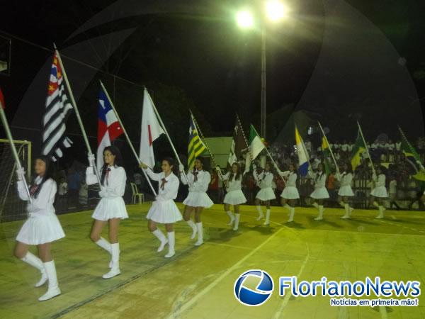 Realizada abertura dos jogos interclasses da Escola Pequeno Pr&iacute;ncipe.(Imagem:FlorianoNews)