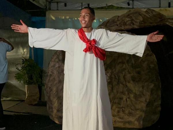 Alunos da rede estadual emocionam público em encenação da Via Sacra na zona Sudeste de Teresina(Imagem:Ascom Seduc)
