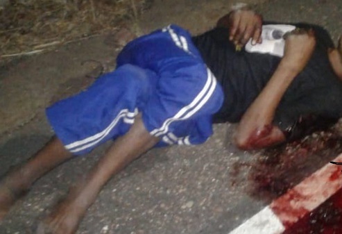 Homem atropelado por caminhão na PI-140 é socorrido pelo SAMU de Floriano