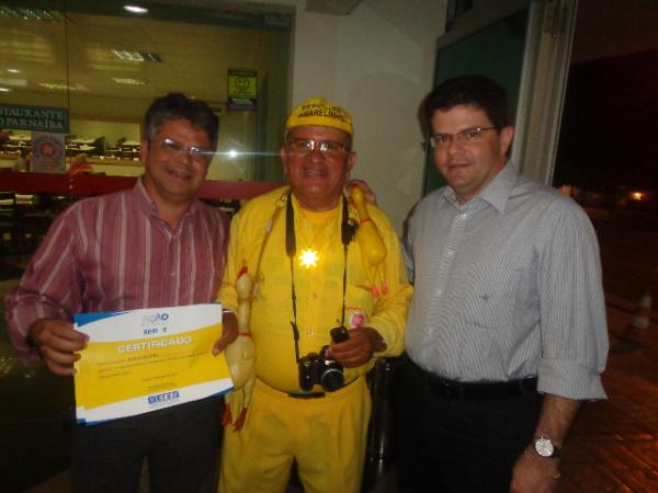 Gustavo Neiva, Rep&oacute;rter Amarelinho e Mard&ocirc;nio Neiva.(Imagem:FlorianoNews)