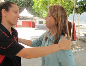Patricia reaparece no Fla e avisa que pretende ficar até o fim do mandato
