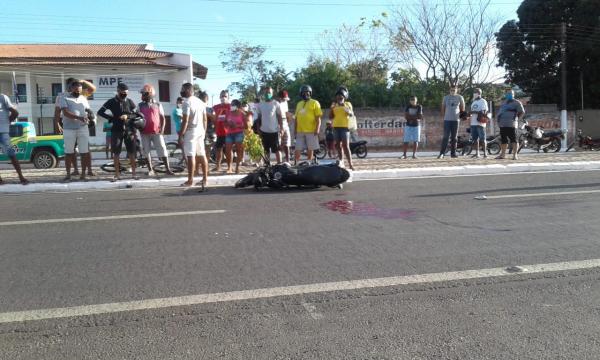 Ciclista de 74 anos morre em acidente de trânsito em Floriano