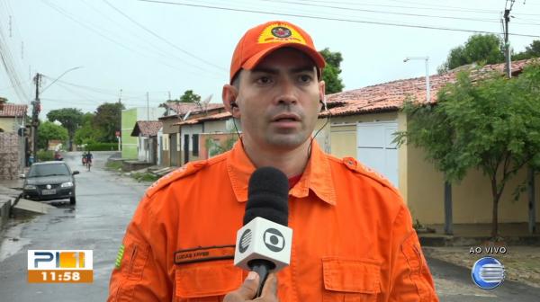 Fortes chuvas causam alagamentos em Floriano e mobilizam Corpo de Bombeiros para resgates