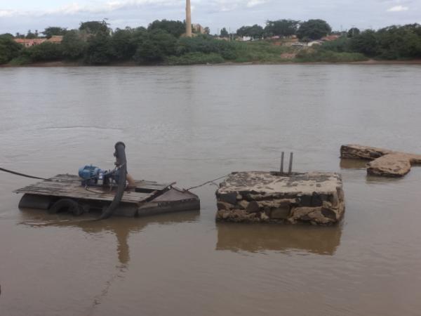 Realizada substituição de bomba de sucção por equipamento de maior vazão em Barão de Grajaú