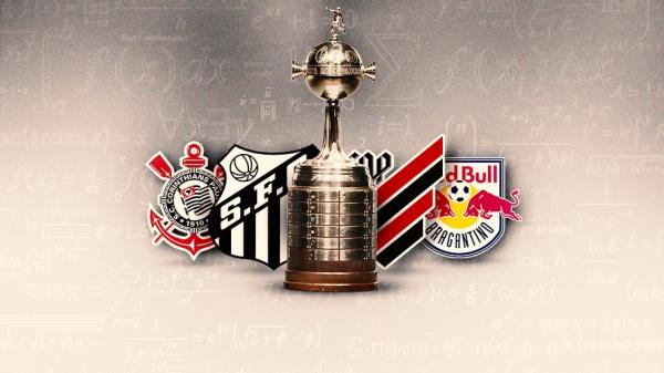 Santos, Athletico, Corinthians e Bragantino disputam uma vaga na Libertadores; simule os resultados