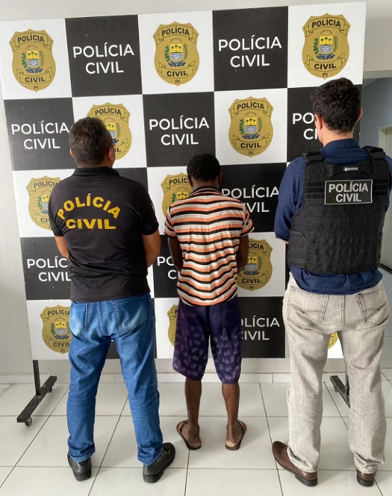 Polícia Civil prende foragido em operação inusitada durante ação contra furtos em Floriano
