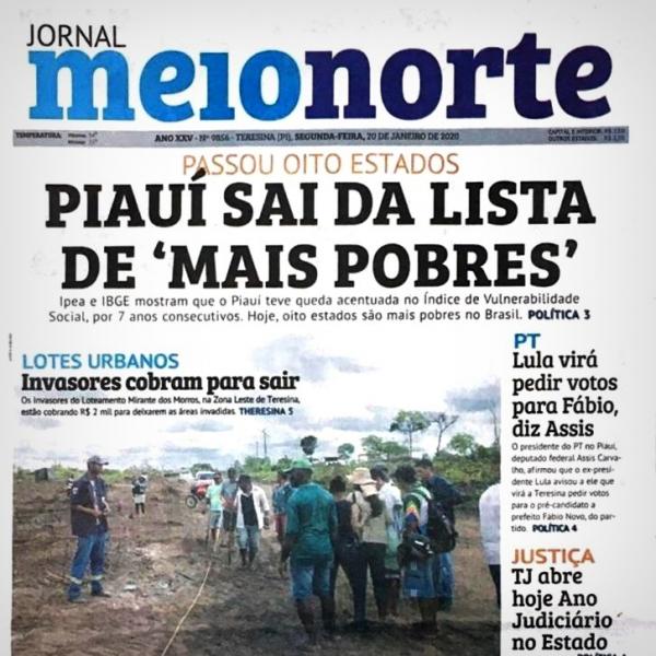 Piauí deixa a lista dos estados mais pobres do Brasil