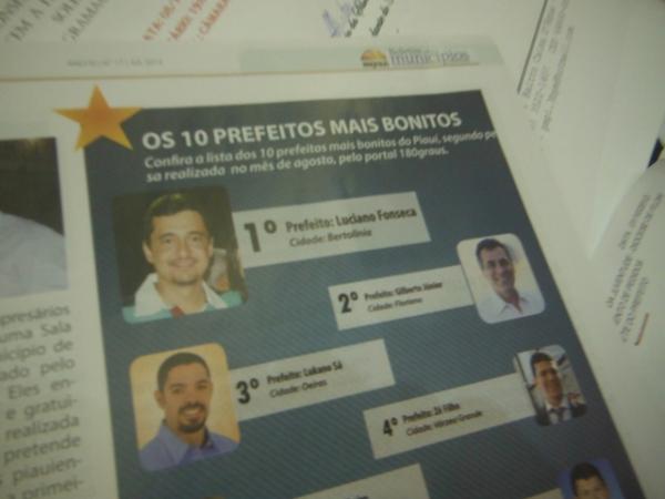 Revista Boletim dos Munic&iacute;pios destaca administra&ccedil;&atilde;o de Gilberto J&uacute;nior .(Imagem:FlorianoNews)