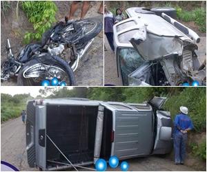 Acidente entre moto e caminhonete deixa duas mulheres mortas no Piauí