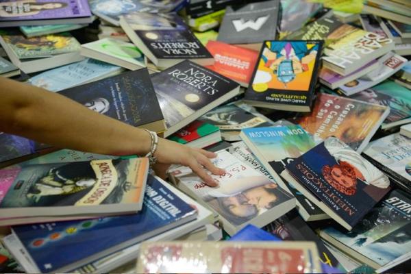 P&uacute;blico lota a 20&ordf; Bienal do Livro do Rio de Janeiro, no Riocentro, na Barra da Tijuca, zona oeste da capital fluminense, em 2023.(Imagem:Tomaz Silva/Ag&ecirc;ncia Brasil)