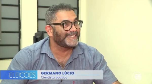  Germano L&uacute;cio, cientista pol&iacute;tico.(Imagem:Reprodu&ccedil;&atilde;o/TV Clube)