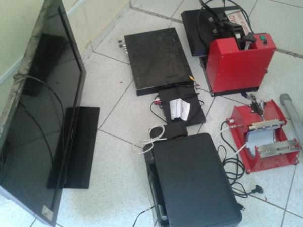 Chupa-cabras foram encontrados na ag&ecirc;ncia de Picos.(Imagem:Divulga&ccedil;&atilde;o/PM)