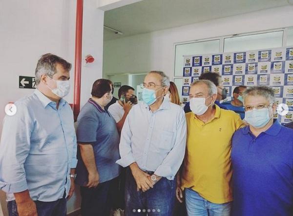Gustavo Neiva participa de assinatura da ordem de servi&ccedil;o da reforma do Hospital de Uni&atilde;o-PI.(Imagem:Reprodu&ccedil;&atilde;o/Instagram)