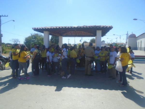 Rotary Club Bar&atilde;o de Graja&uacute; realiza caminhada em alus&atilde;o ao Setembro Amarelo.(Imagem:FlorianoNews)