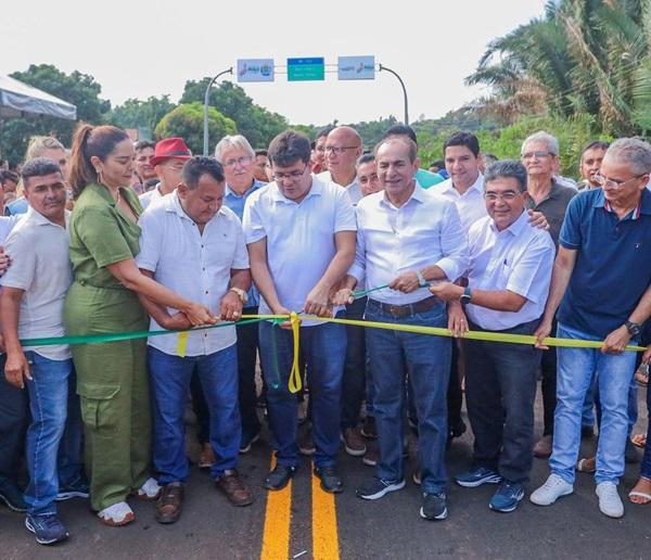 Rafael Fonteles inaugura estradas ligando os municípios de Luzilândia, Matias Olímpio e Campo Largo