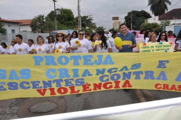 Caminhada encerra a semana de combate ao abuso e explora&ccedil;&atilde;o sexual de crian&ccedil;as e adolescentes.(Imagem:SECOM)
