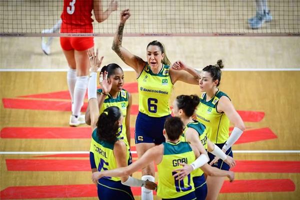 Brasil vence Turquia e fecha primeira fase da Liga das Nações de forma invicta