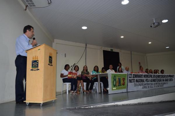 Professores de Floriano e Nazar&eacute; do Piau&iacute; participam do II Semin&aacute;rio do Pnaic.(Imagem:Waldemir Miranda)