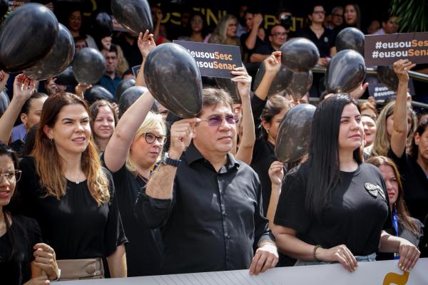 Mobiliza&ccedil;&atilde;o contra corte de 5% do Sesc e Senac acontece em Teresina(Imagem:Reprodu&ccedil;&atilde;o)