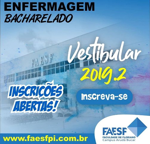 FAESF está com inscrições abertas para Bacharelado em Enfermagem