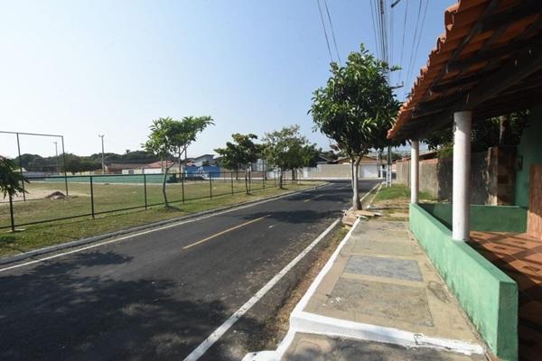Pavimenta&ccedil;&atilde;o asf&aacute;ltica no munic&iacute;pio de Parna&iacute;ba.(Imagem:Reprodu&ccedil;&atilde;o)