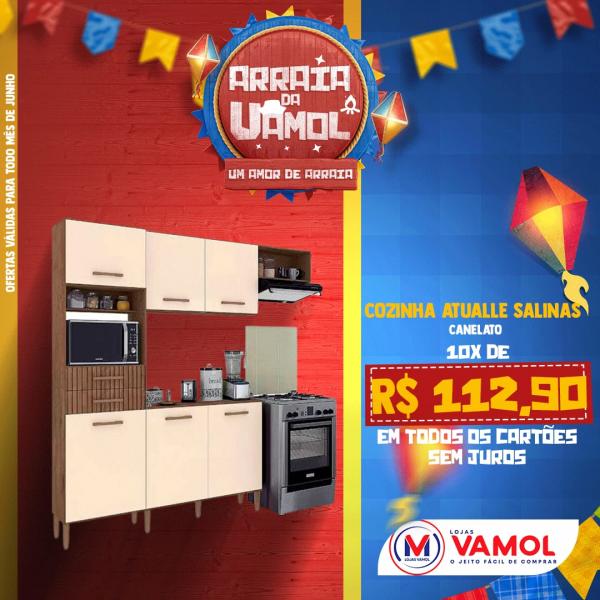 Confira o arrai&aacute; de ofertas da Lojas Vamol(Imagem:Divulga&ccedil;&atilde;o)